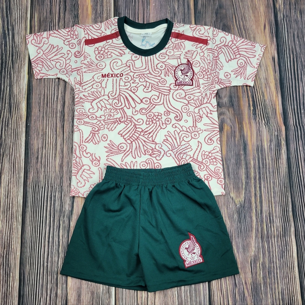 Mexico kid's soccer Jersey and shorts